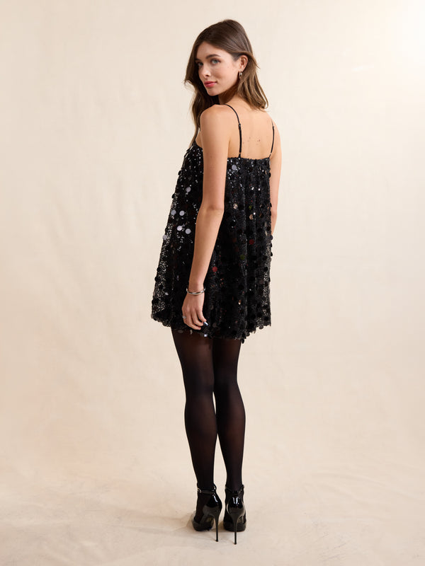 Sequin Dreams Bubble Mini Dress