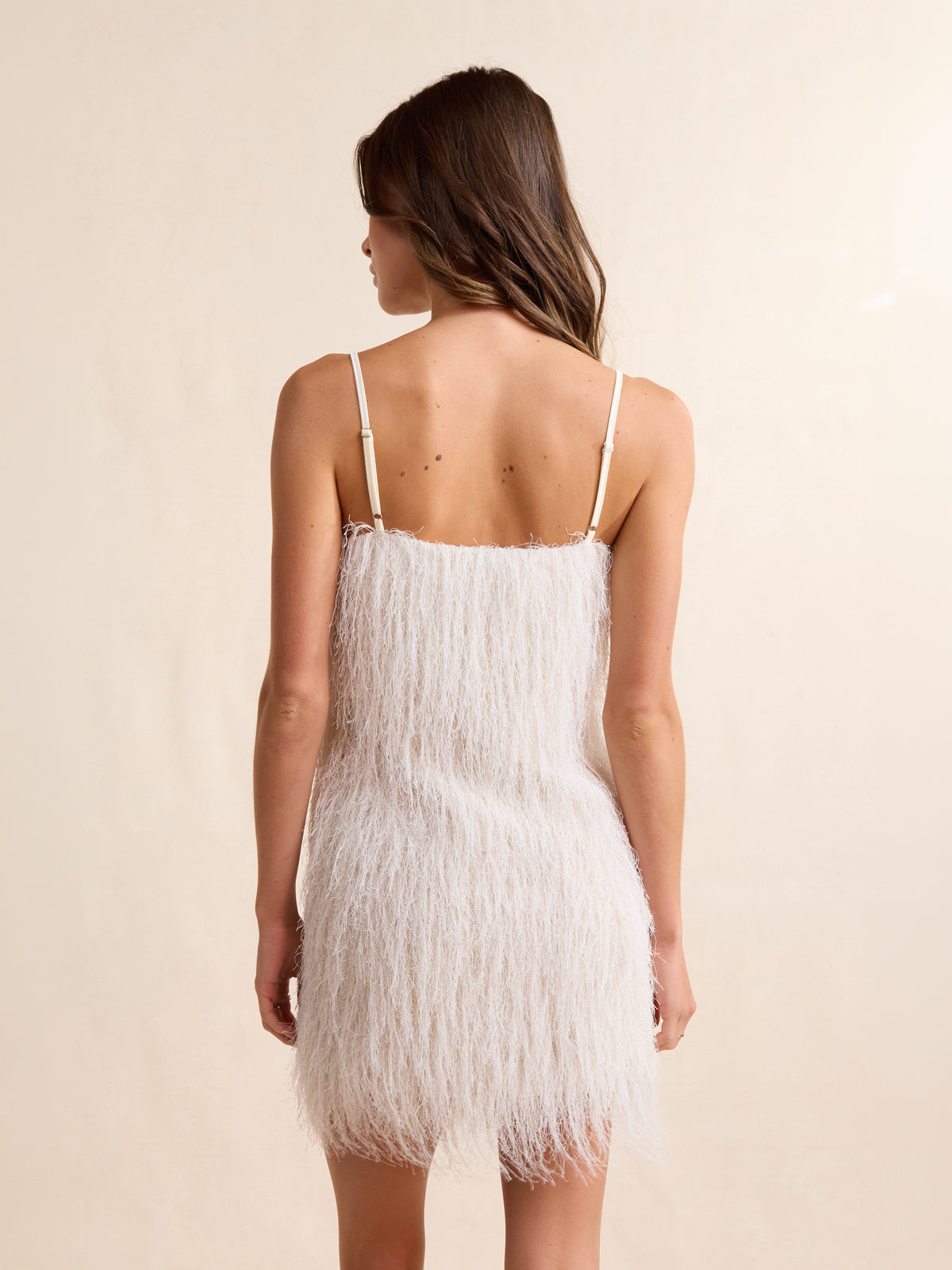Angel Wings Fringe Mini Dress