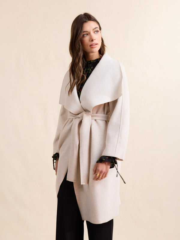 Adley Belted Wrap Coat