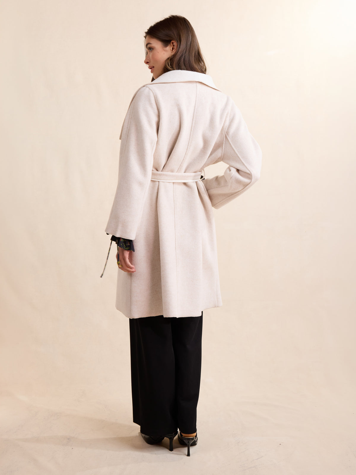 Adley Belted Wrap Coat