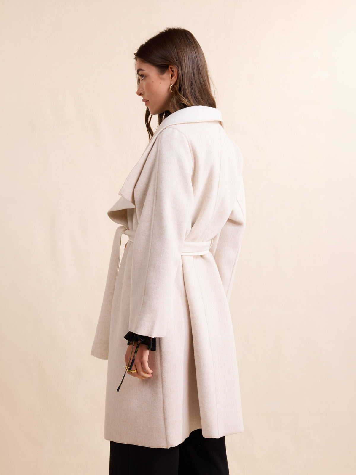 Adley Belted Wrap Coat