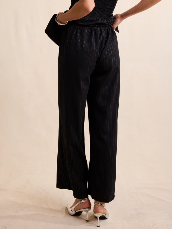 Gilded Evening Pinstripe Pants