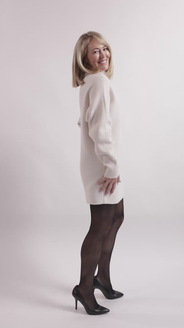 Anya Turtleneck Tunic Sweater